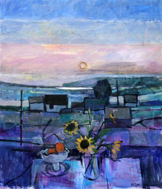 Mary Pym (b.1935) Cornish dusk 23 x 20.5in.